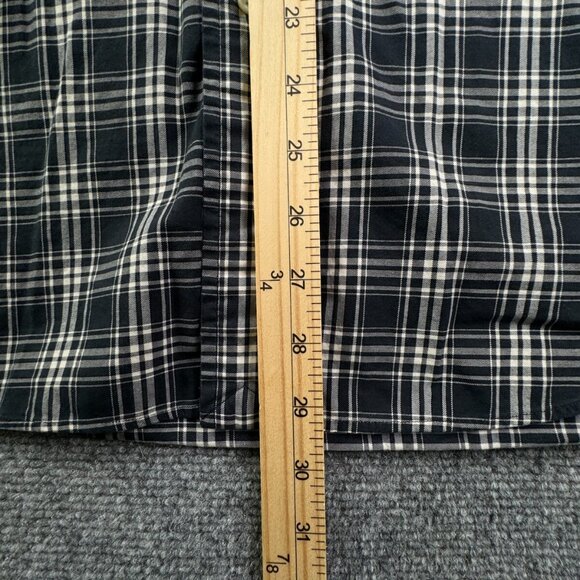 Polo Ralph Lauren Long Sleeve Button Up Shirt Plaid Blue Large Classic Pockets - Picture 4 of 16
